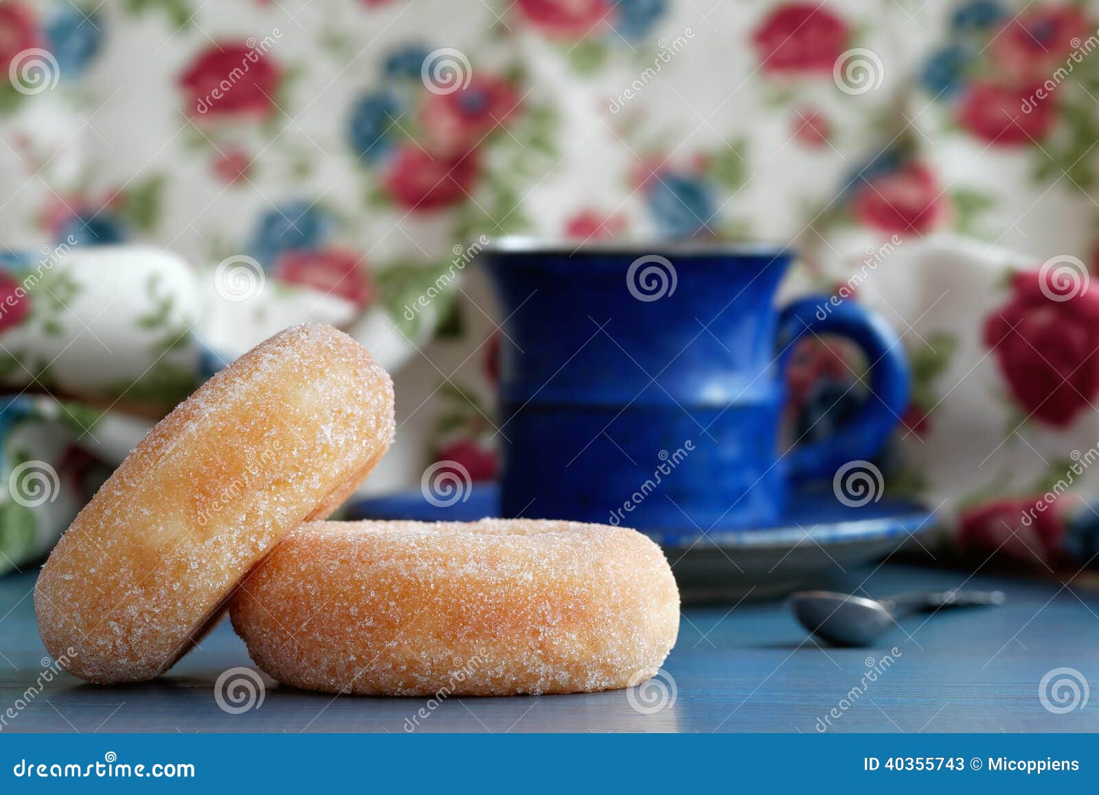 Donuts and coffee stock image. Image of pastry, cake 40355743