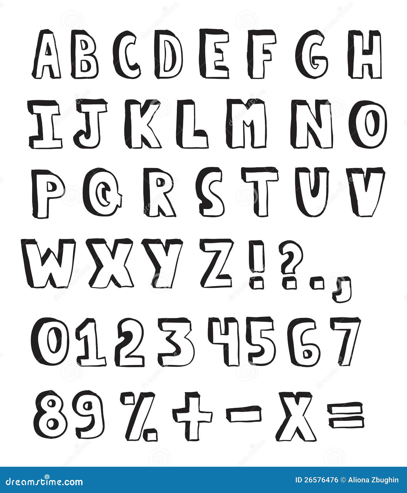 doodle alphabet