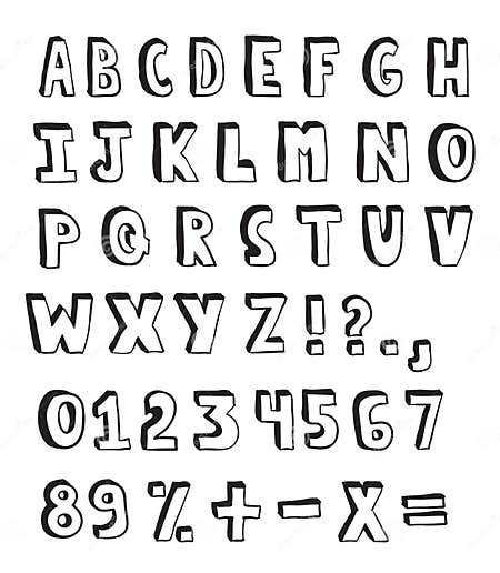 Doodle alphabet stock vector. Illustration of alphabet - 26576476