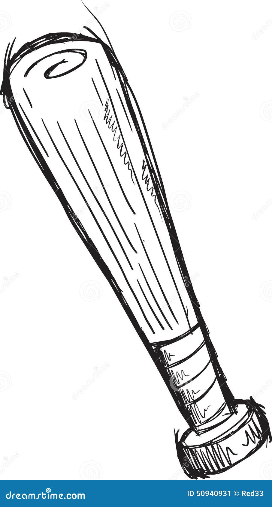 Doodle Baseball Bat Vector Stock Illustrations 936 Doodle Baseball