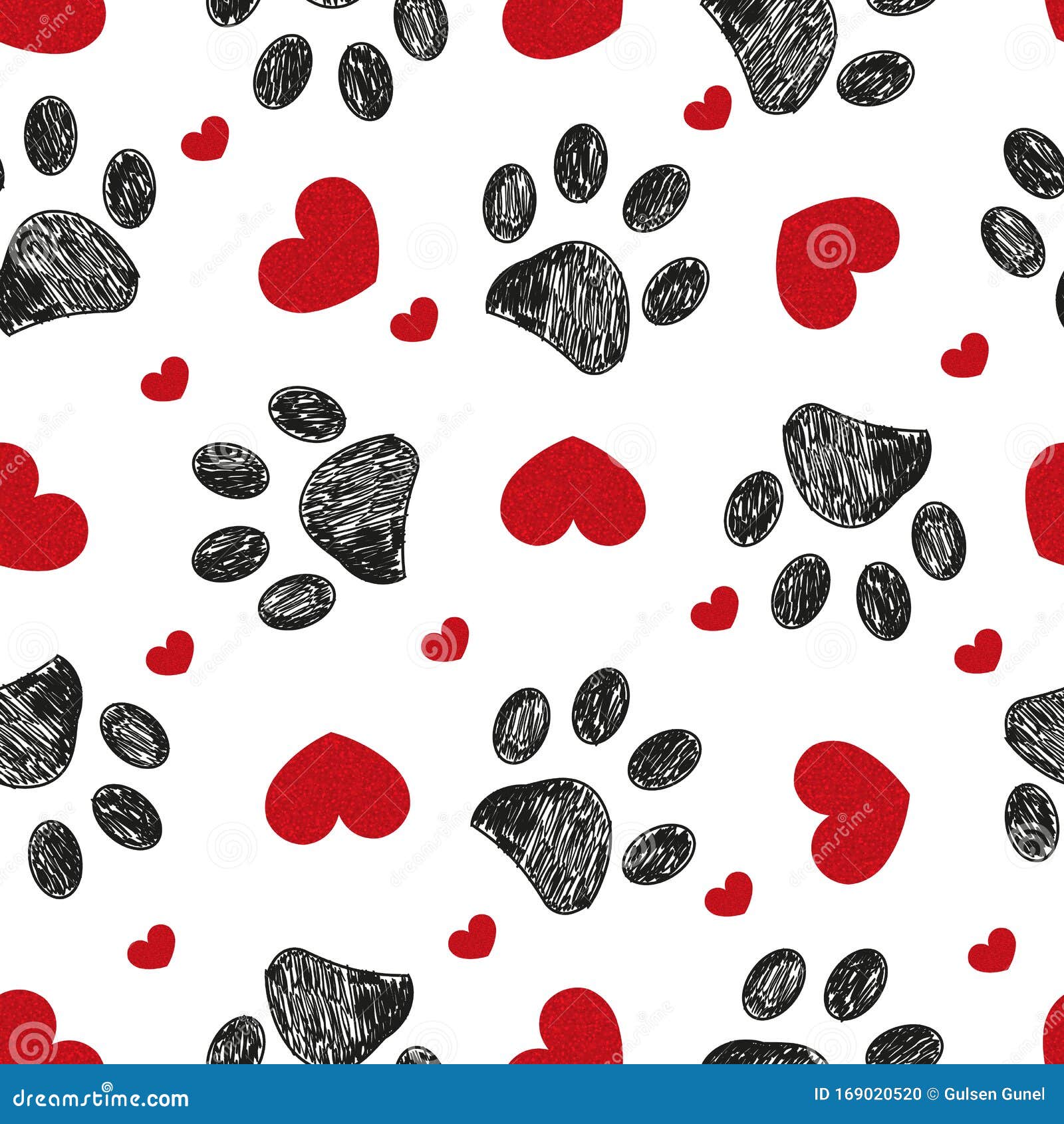 Paw Print Fabric Stock Illustrations 14 690 Paw Print Fabric