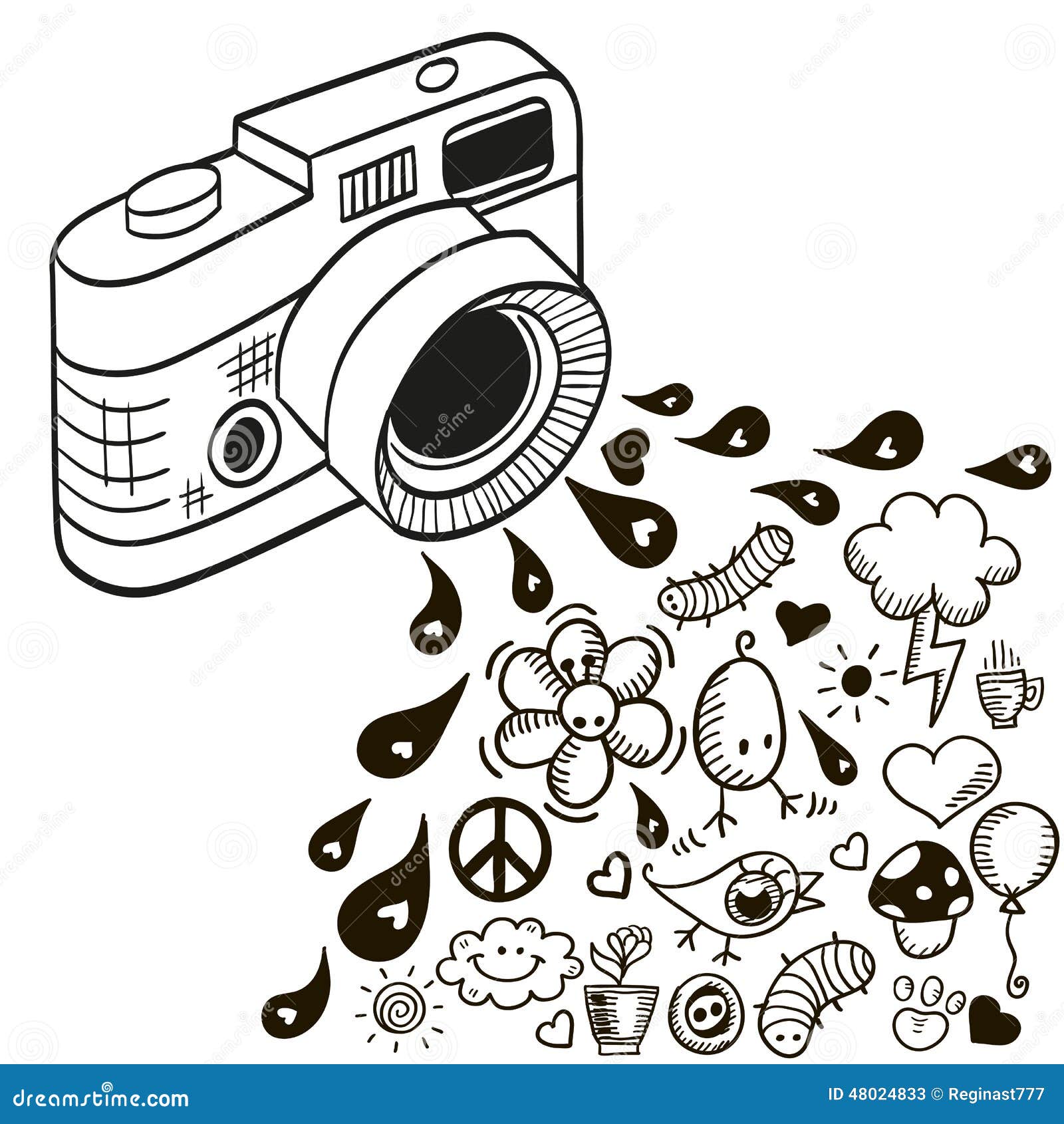 camera clipart doodle - photo #34