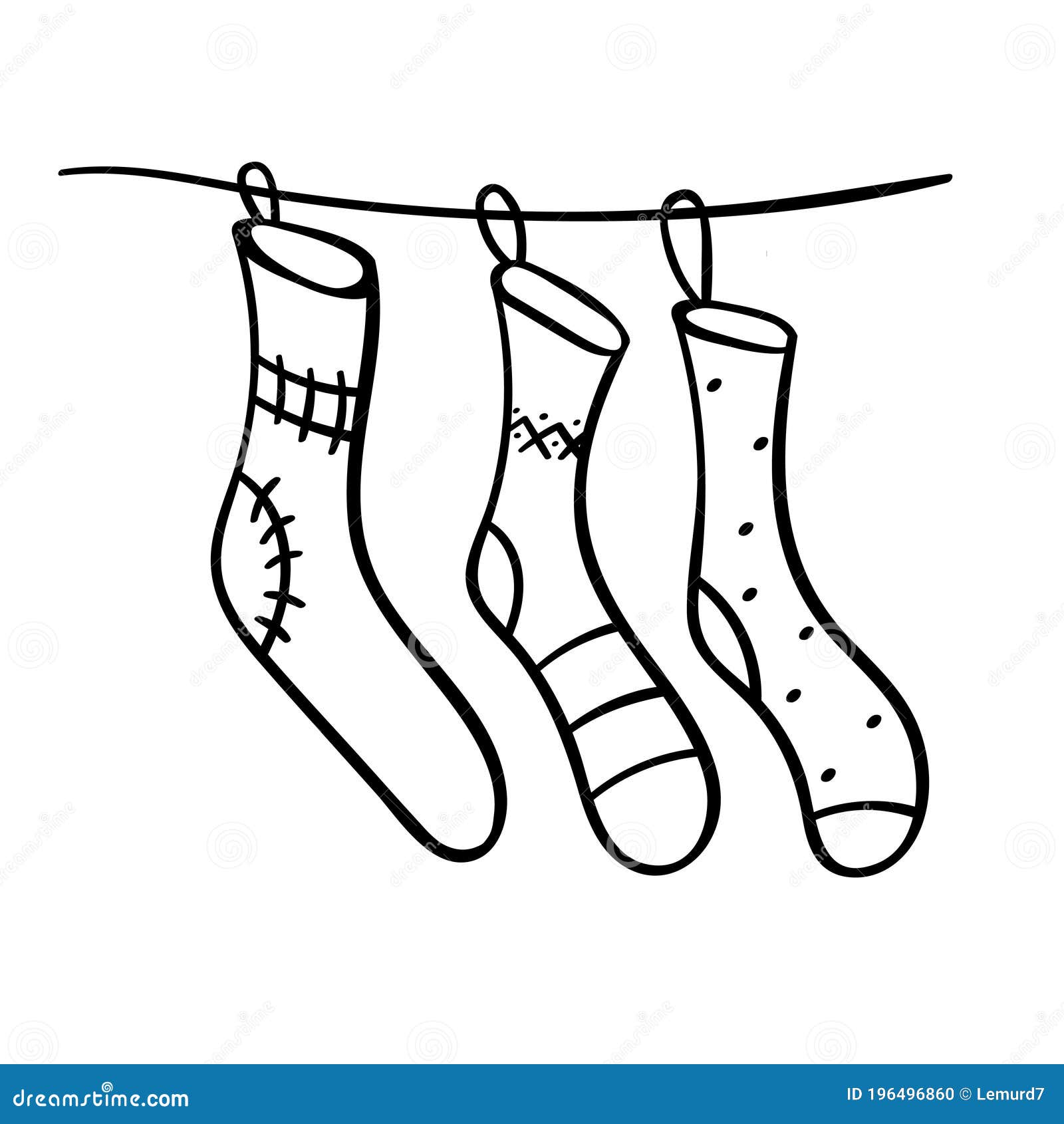 Santa`s Socks for Sweets and Gifts. Holiday Decor of a Cozy Home Stock ...