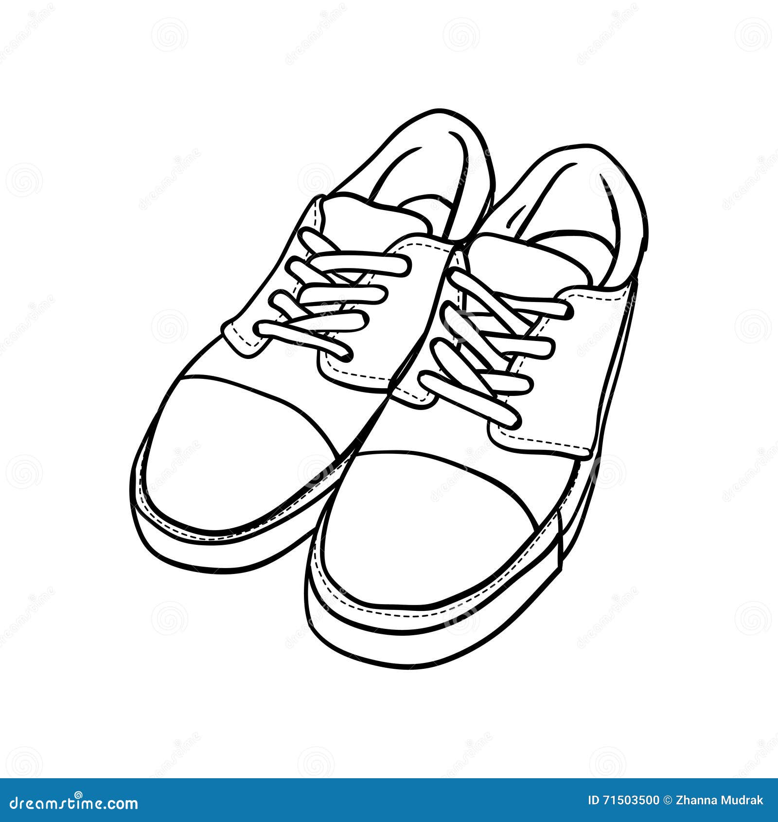 Doodle Contour Shoes. Cartoon Sneaker Isolated on White Stock Illustration - Illustration of sneakers, sole: 71503500 Doodle Contour Shoes. Cartoon Sneaker Isolated on White Stock Illustration - Illustration of sneakers, sole: 71503500