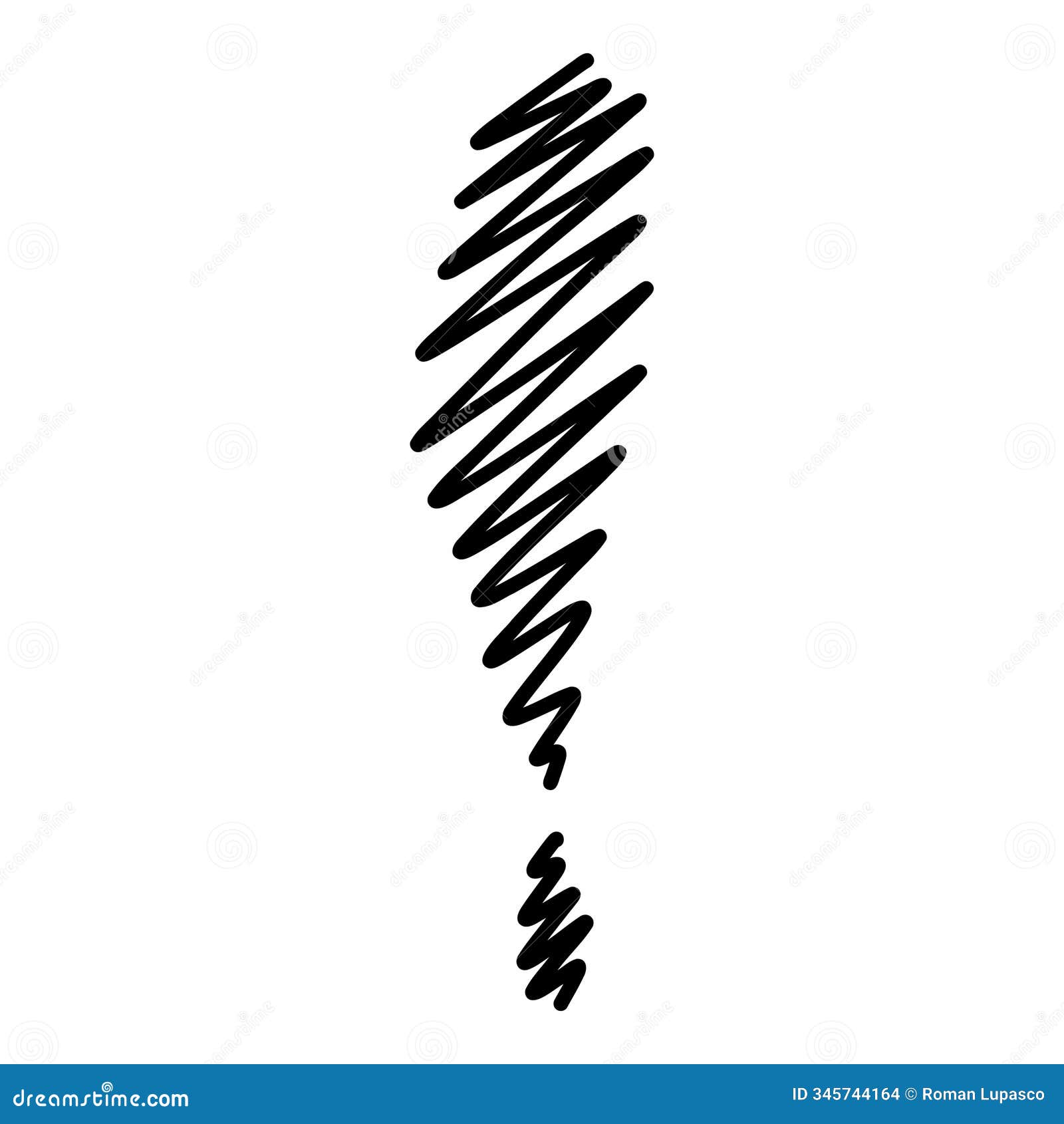doodle exclamation mark. hand drawn punctuation marks and exclamatory s, sketch pencil ink scribble notes