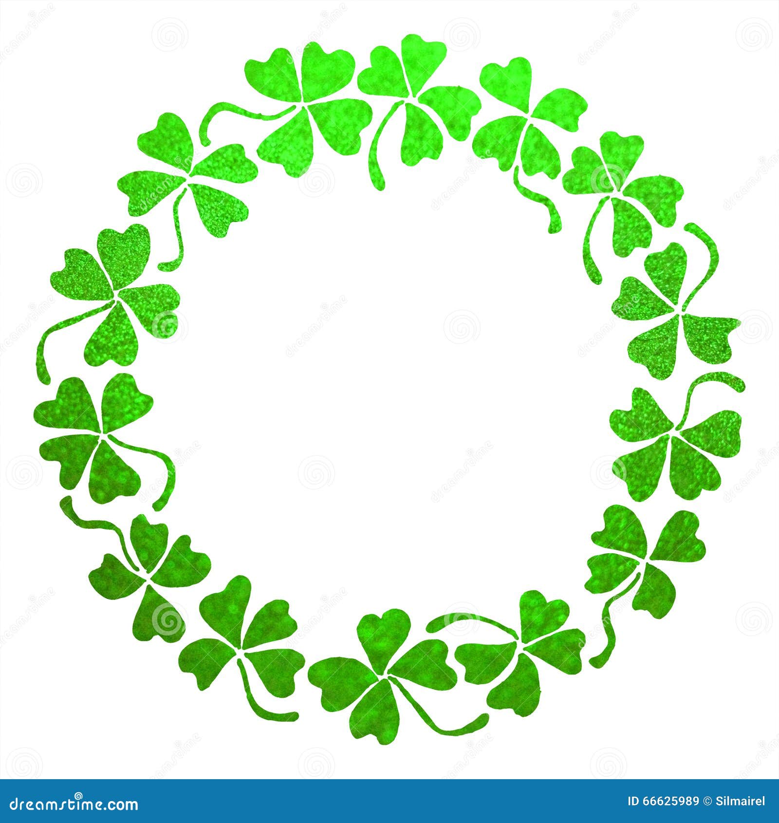 neon circle vector Line Shamrock Doodle Wreath Circle Green Clover Stock Art neon circle vector Line Shamrock Doodle Wreath Circle Green Clover Stock Art