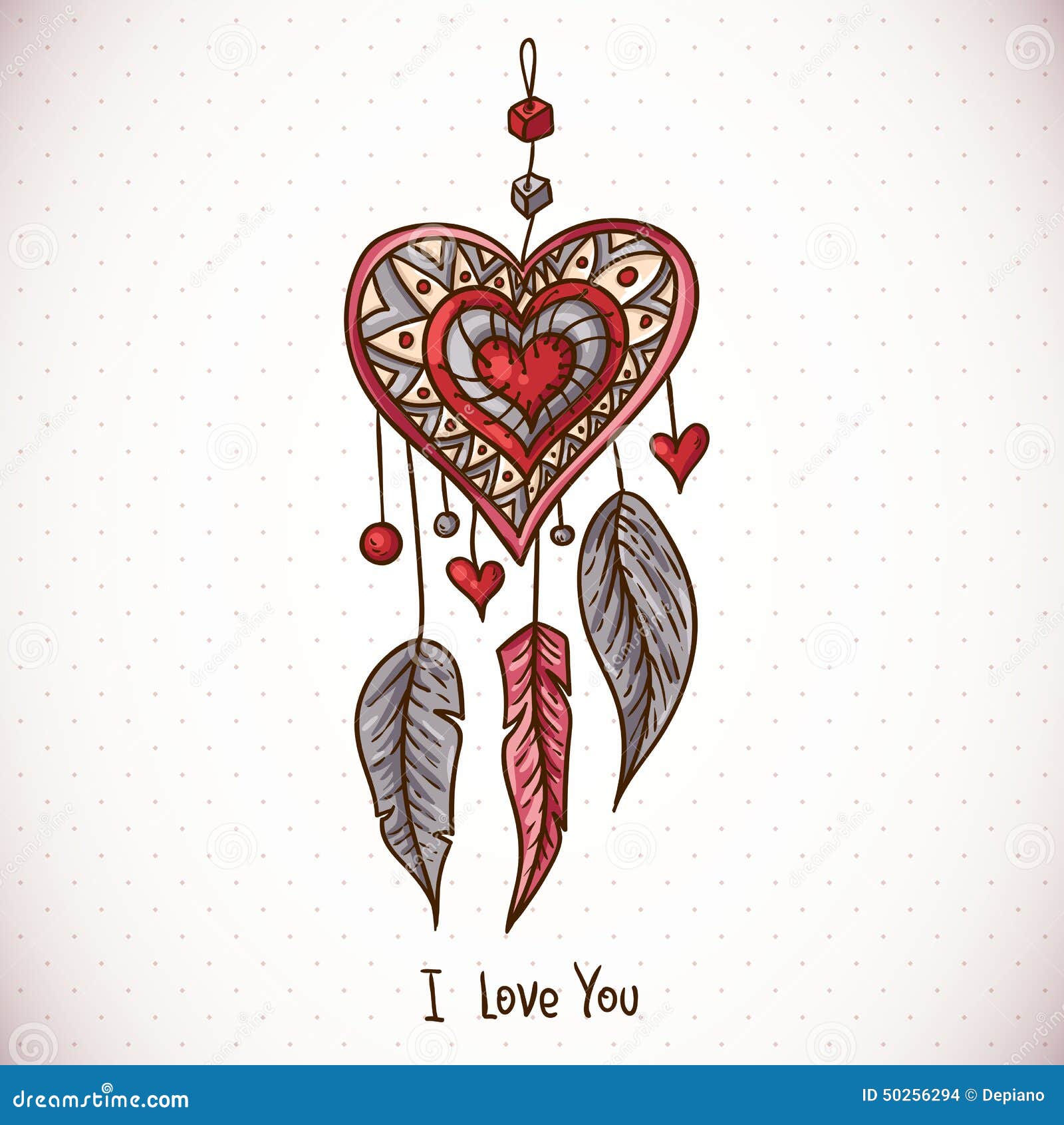 Heart Dreamcatcher Drawings