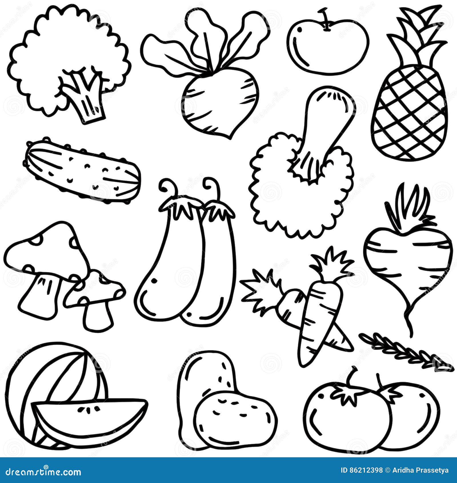 Drawing Vegetables Cartoon Images - Vegetarian Foody's