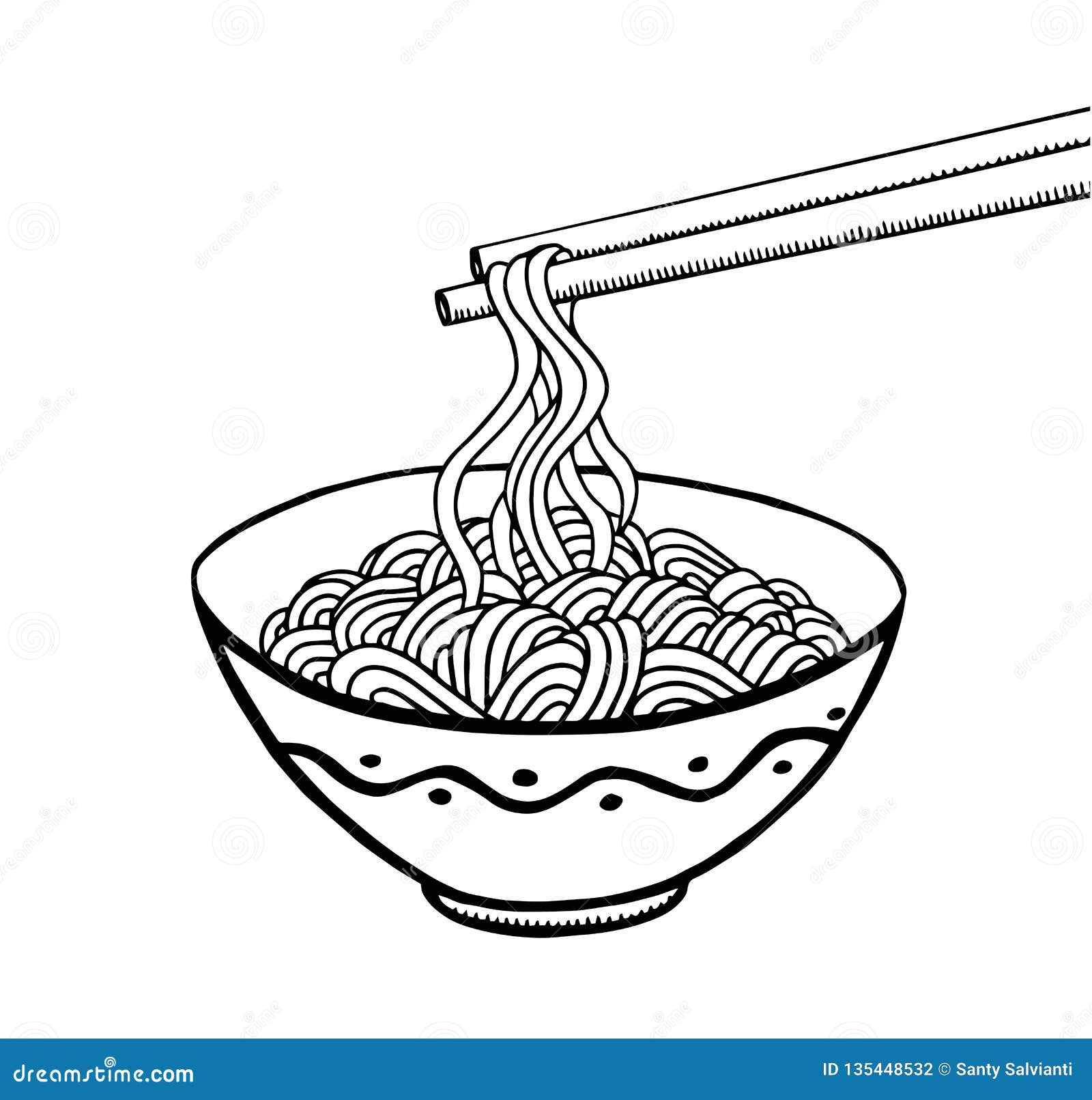 Noodles in Box and Paper Cup Drink Sketch Icon Set  Stock Illustration  92924528  PIXTA