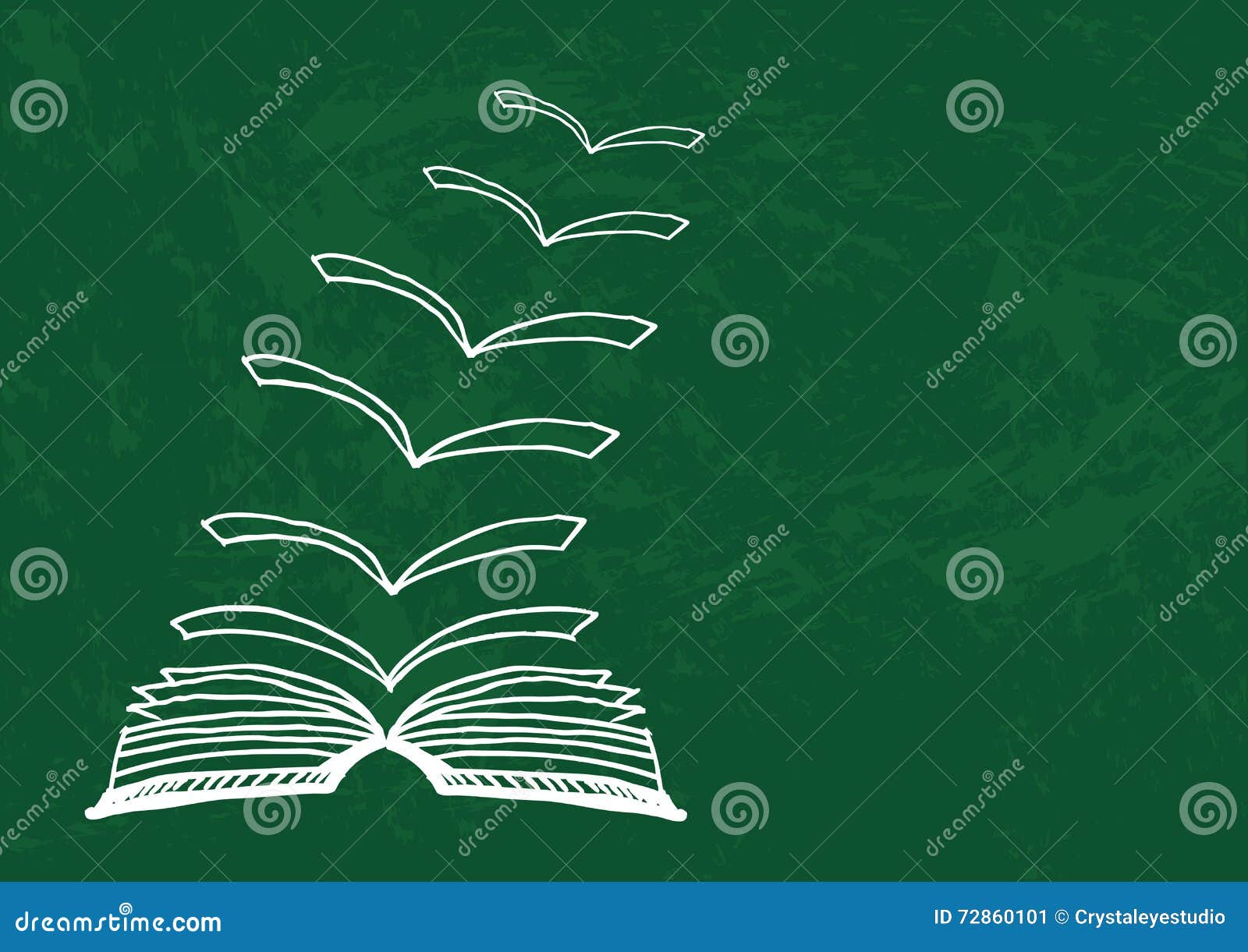 a doodle style drawing of pages forming a book, magazine, notebook or diary. editable clip art.