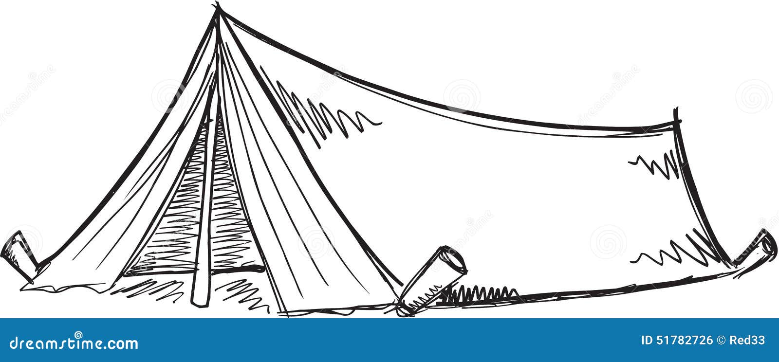 How to Draw a Tent | Design School