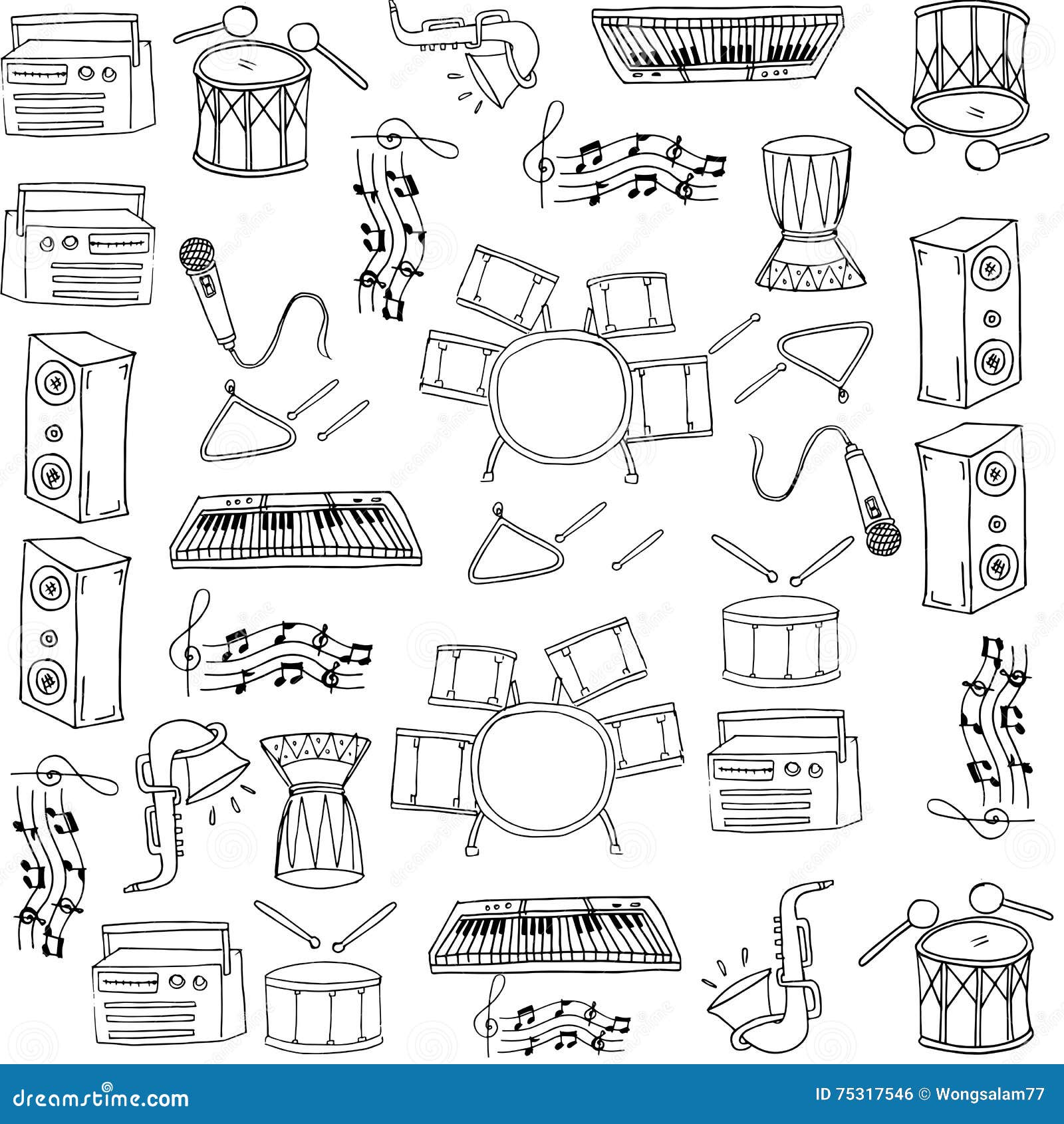 Music Doodle Vector Art Stock Illustration Illustration Of Graphic