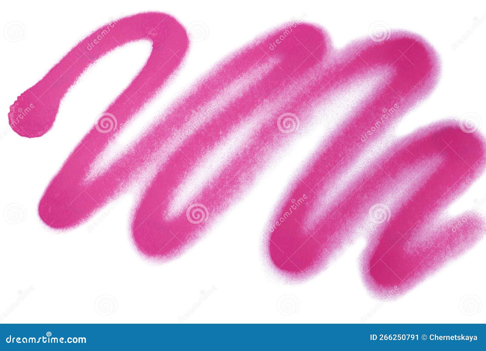 Doodles Drawn by Pink Spray Paint on White Background Stock Image