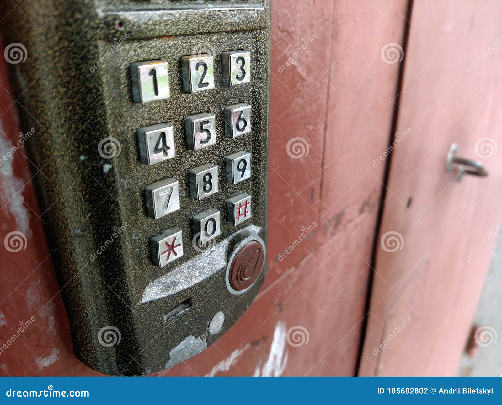 Door Access Control Panel To Lock and Unlock Door. Security System