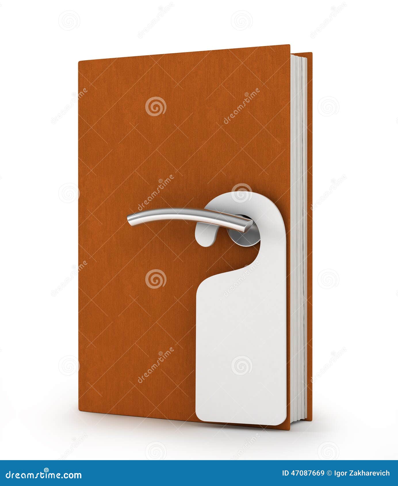 Door handle in book stock illustration. Illustration of diet 47087669