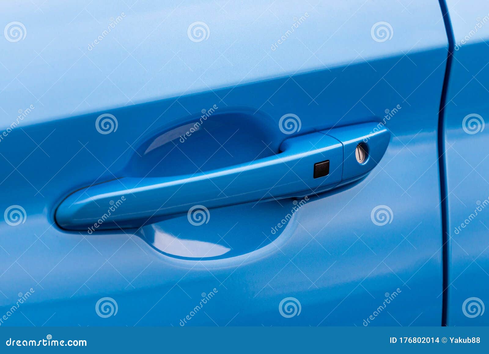 Door handle of a car stock photo. Image of access, detail 176802014