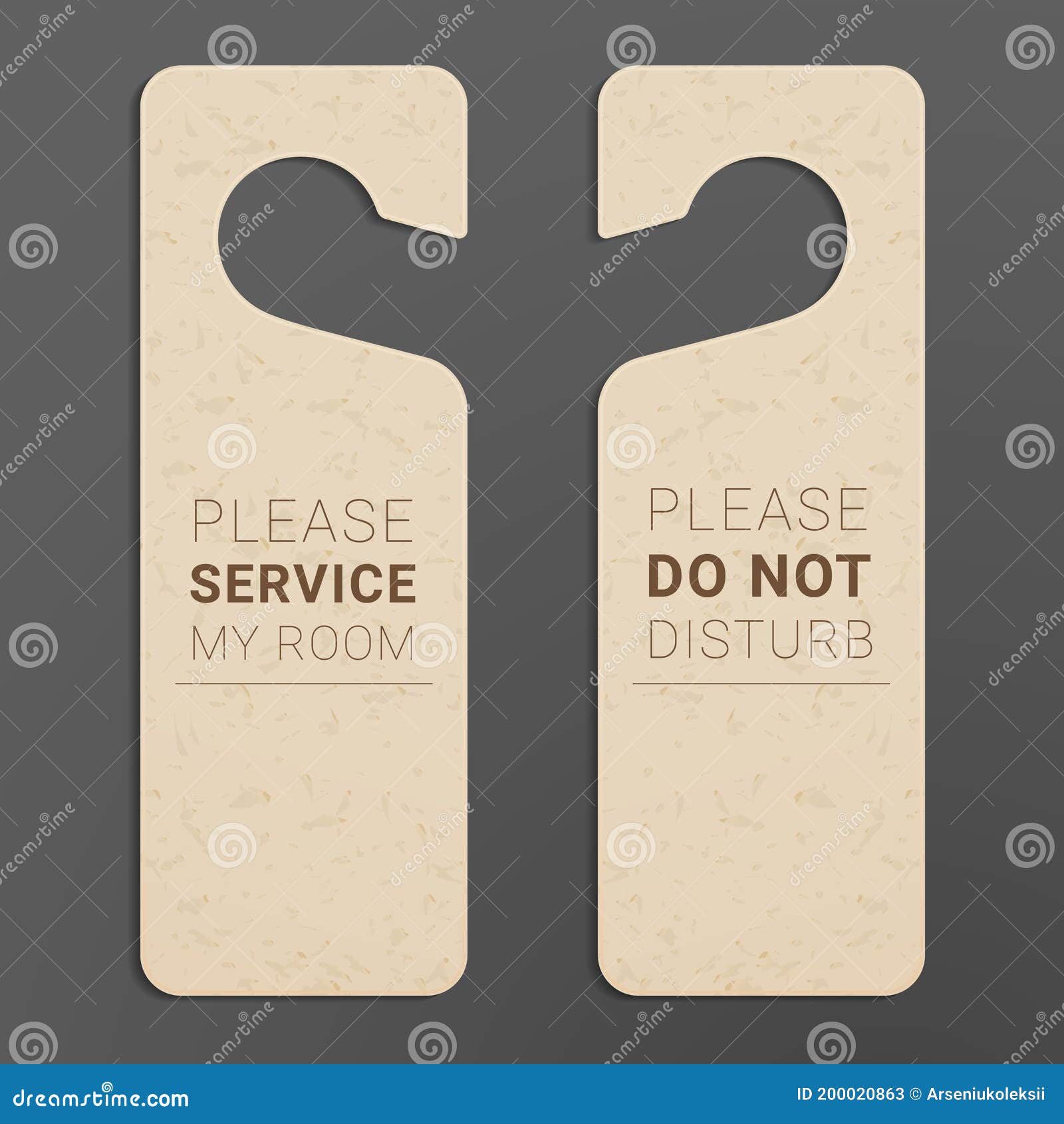 E, Z Rest Door Hanger