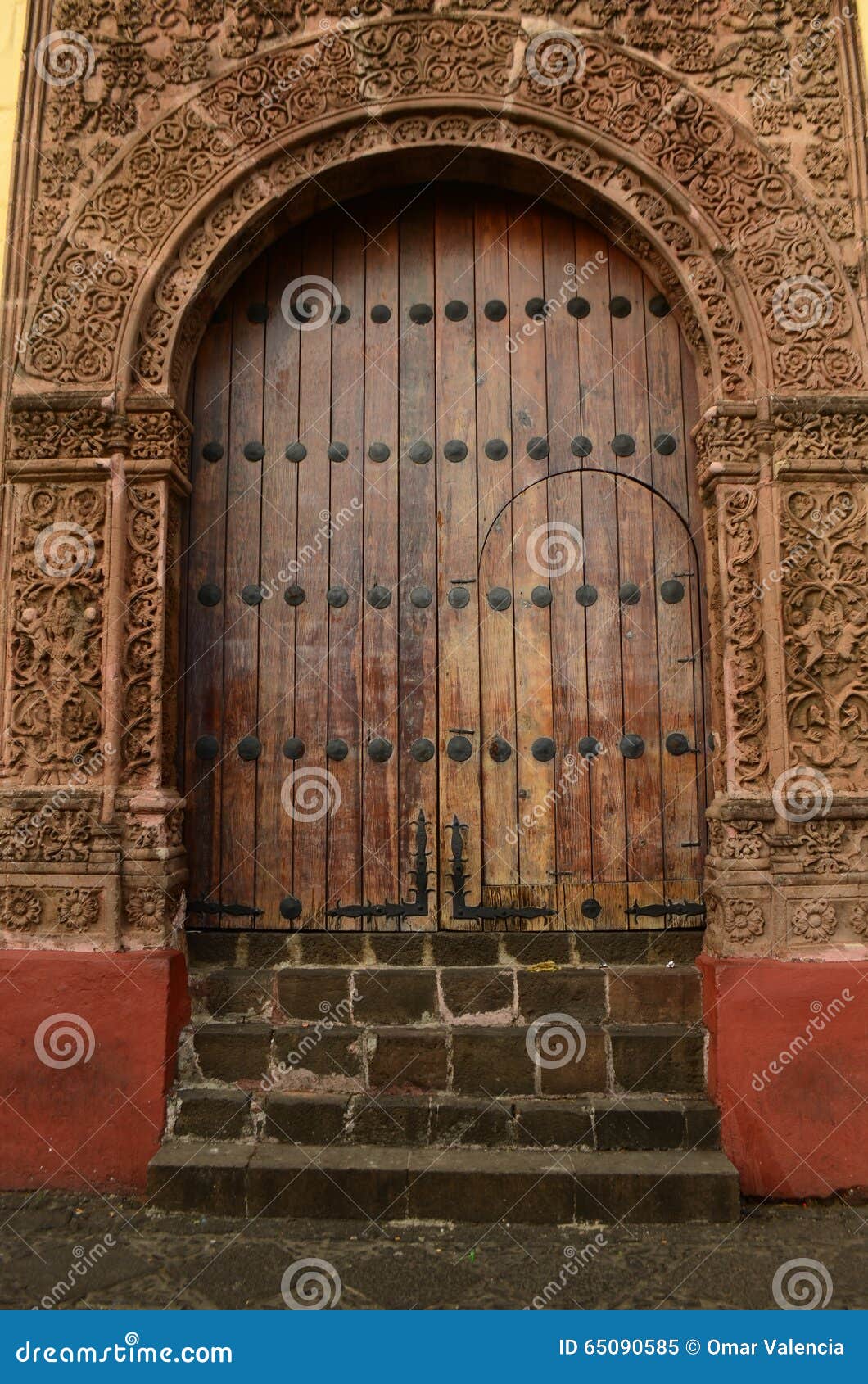 door of huatapera located in uruapan