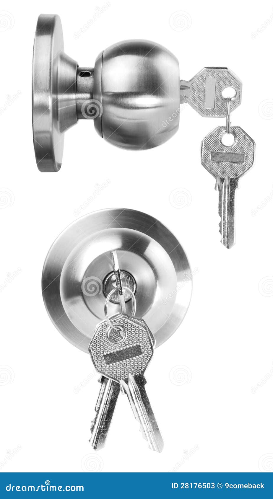 Door knobs stock image. Image of open, isolated, safe 28176503