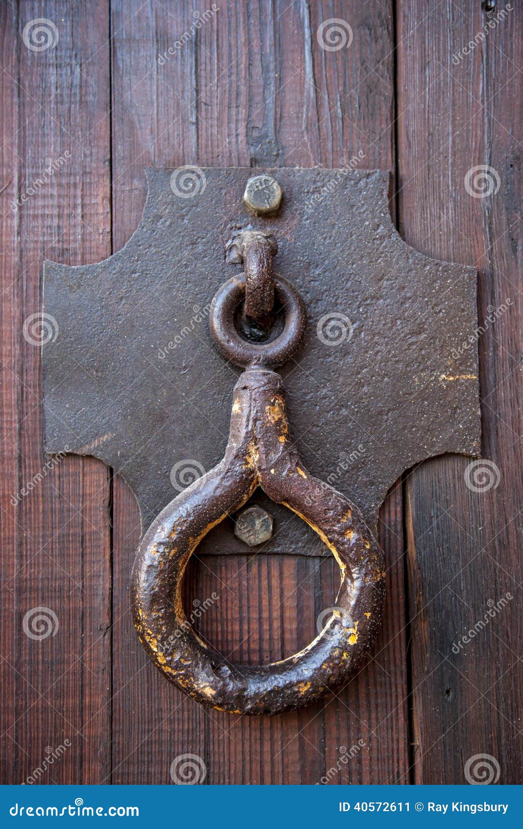 Door knocker stock image. Image of knock, iron, knocker 40572611