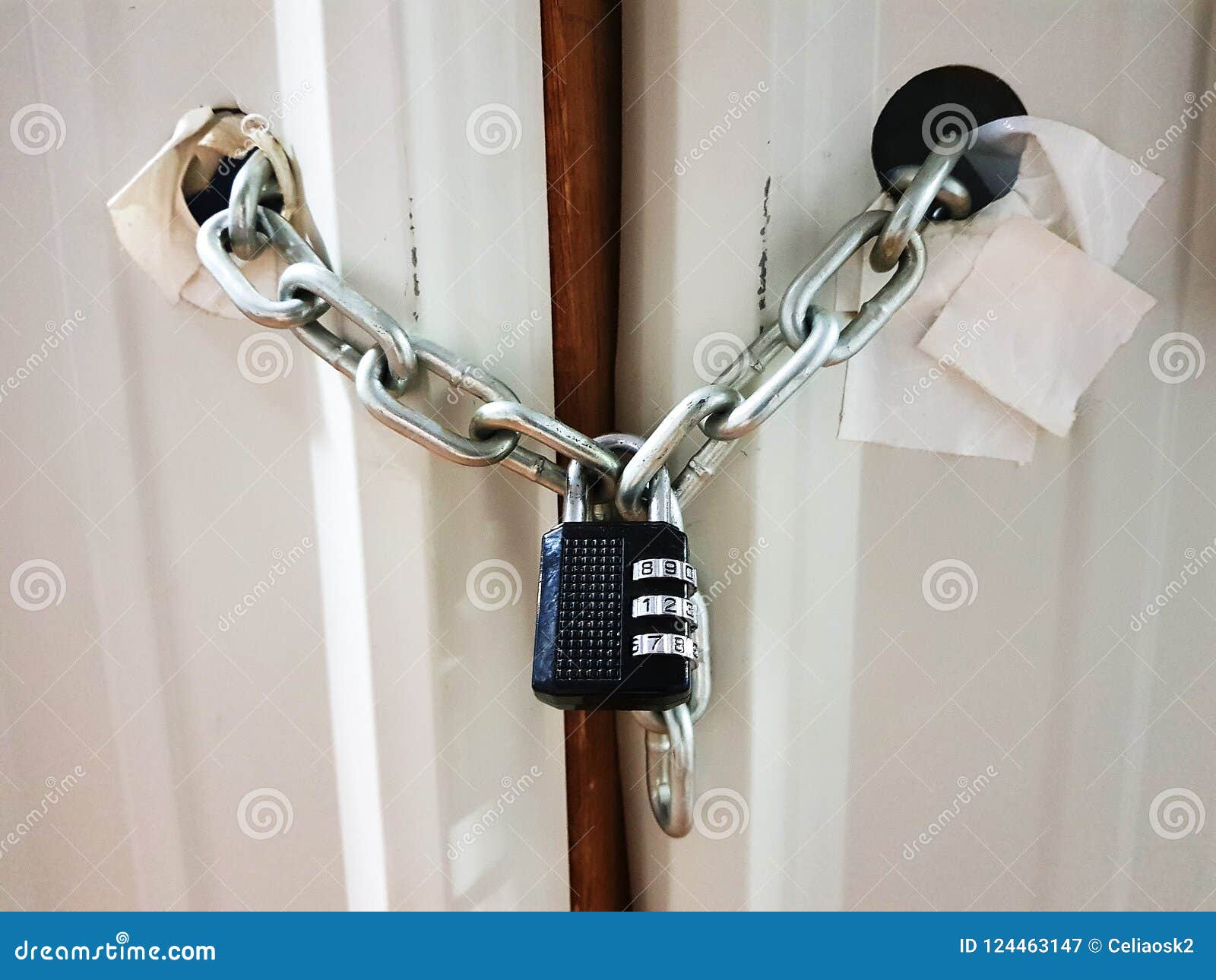 chain number lock