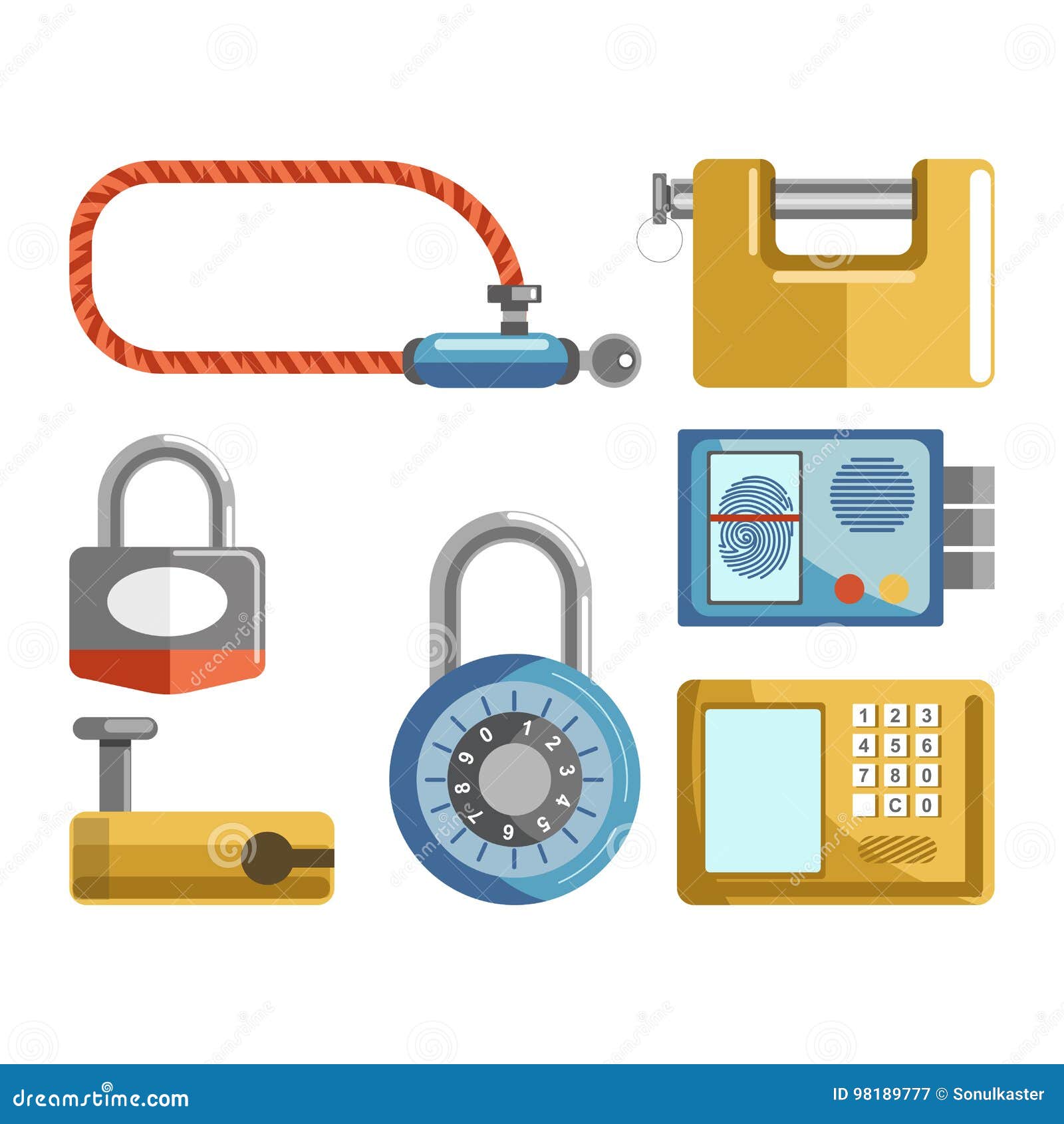 Door Locks Different Types Padlock Latches Or Electonic Keys