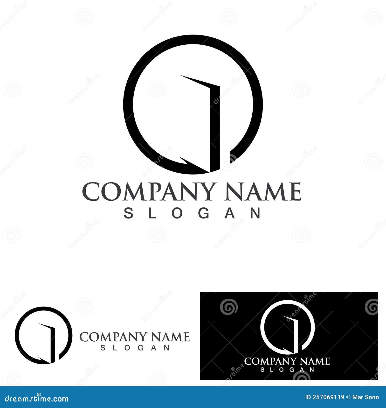 Door Logo and Symbol Vector Stock Vector Illustration of template