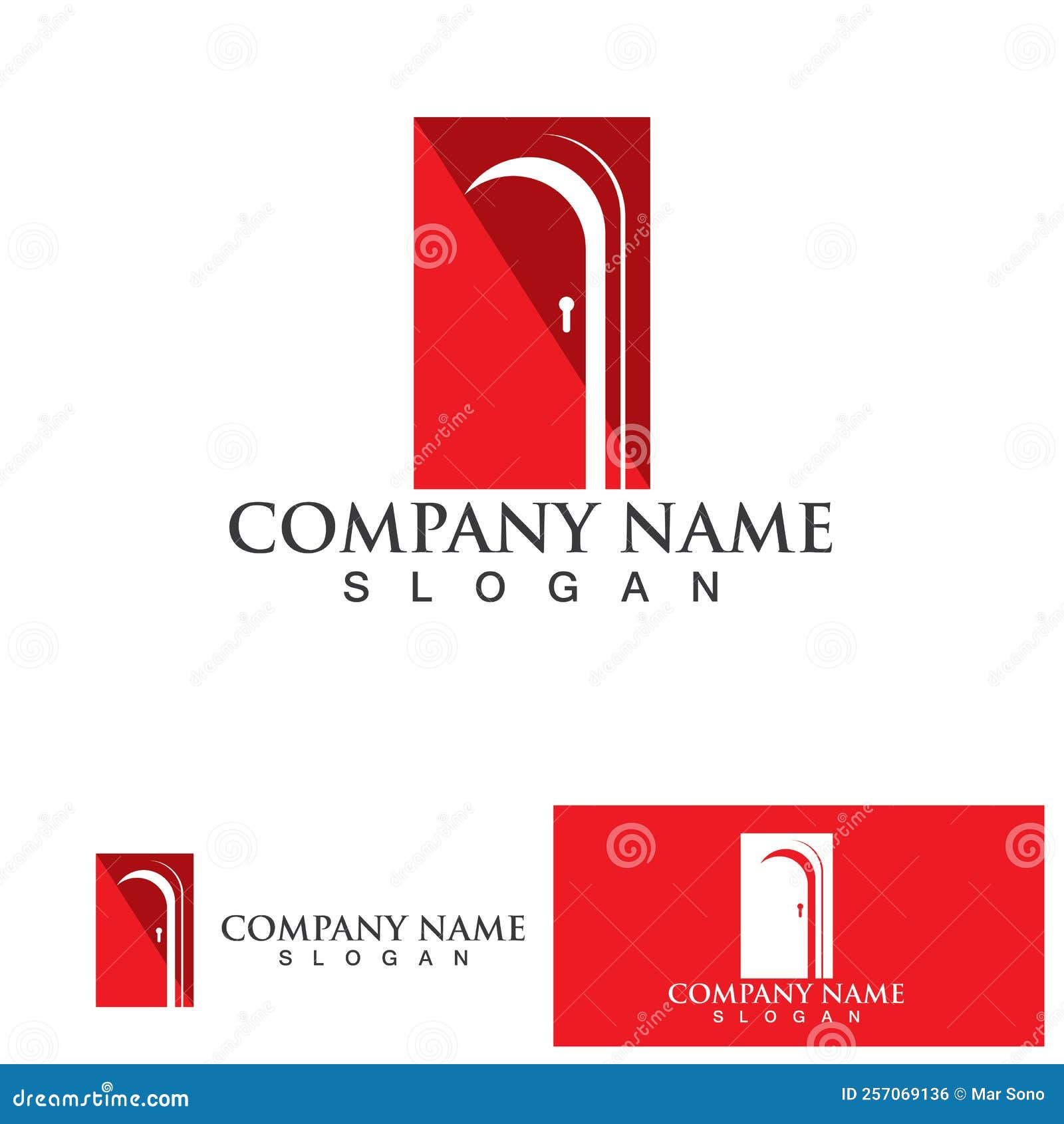 Door Logo and Symbol Vector Stock Vector Illustration of identity