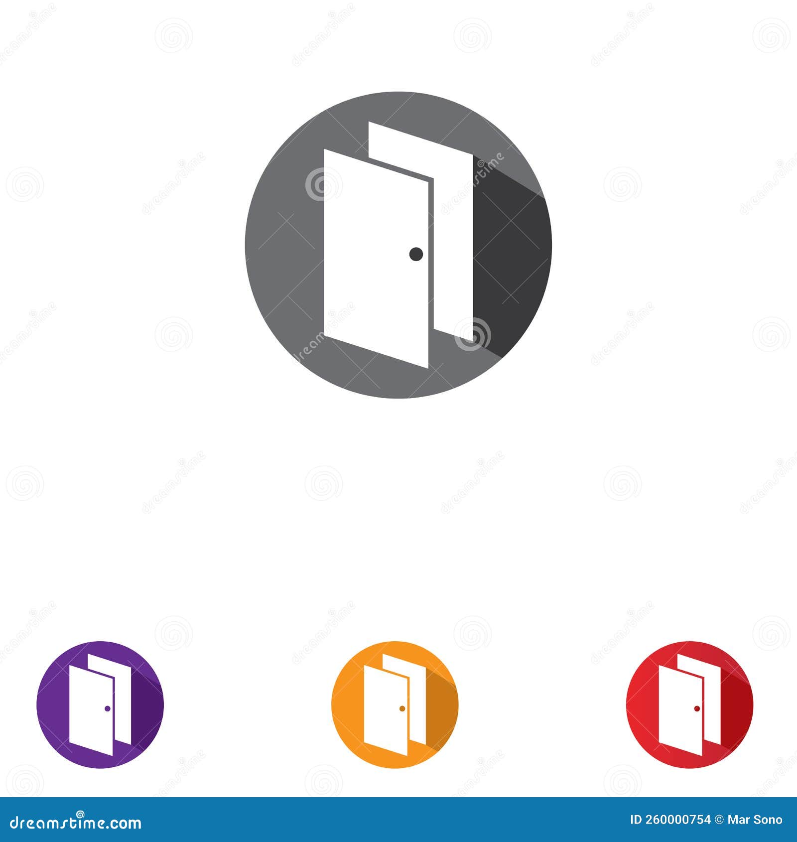 Door Logo and Symbol Vector Stock Vector Illustration of isolated