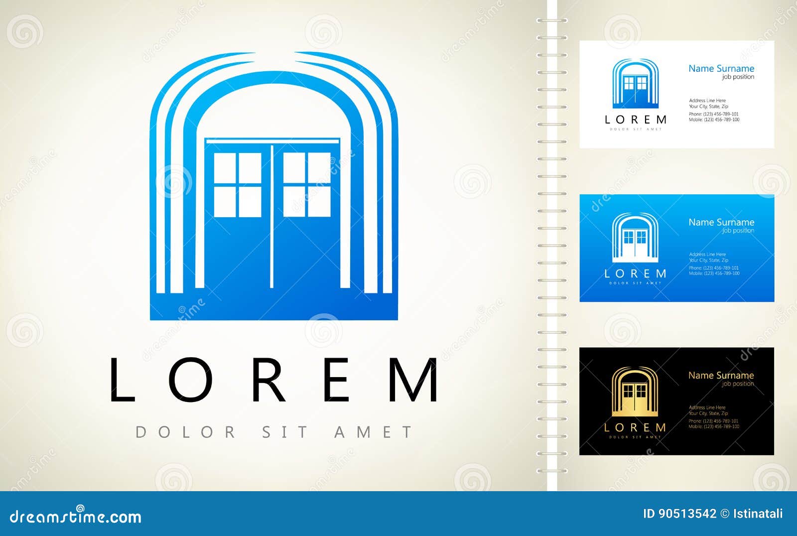 Door logo stock vector. Illustration of vector, window 90513542