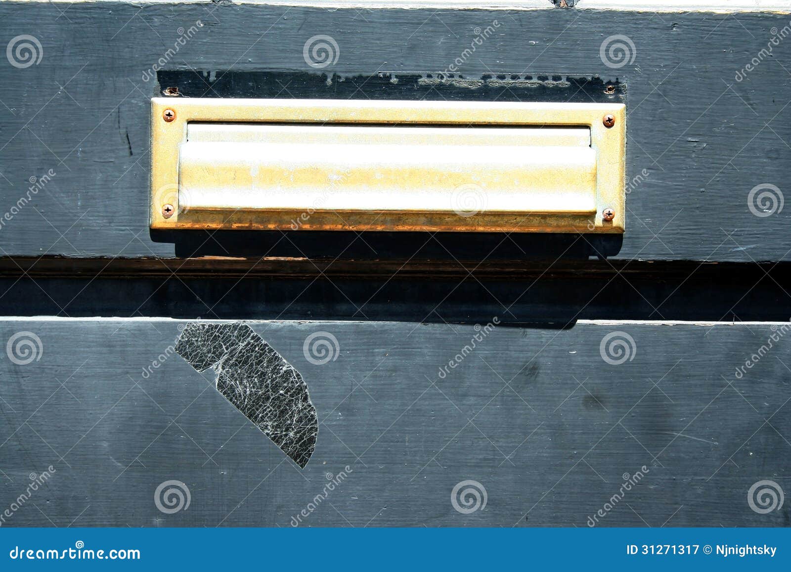 Door mail slot stock image. Image of mailbox, entrance 31271317