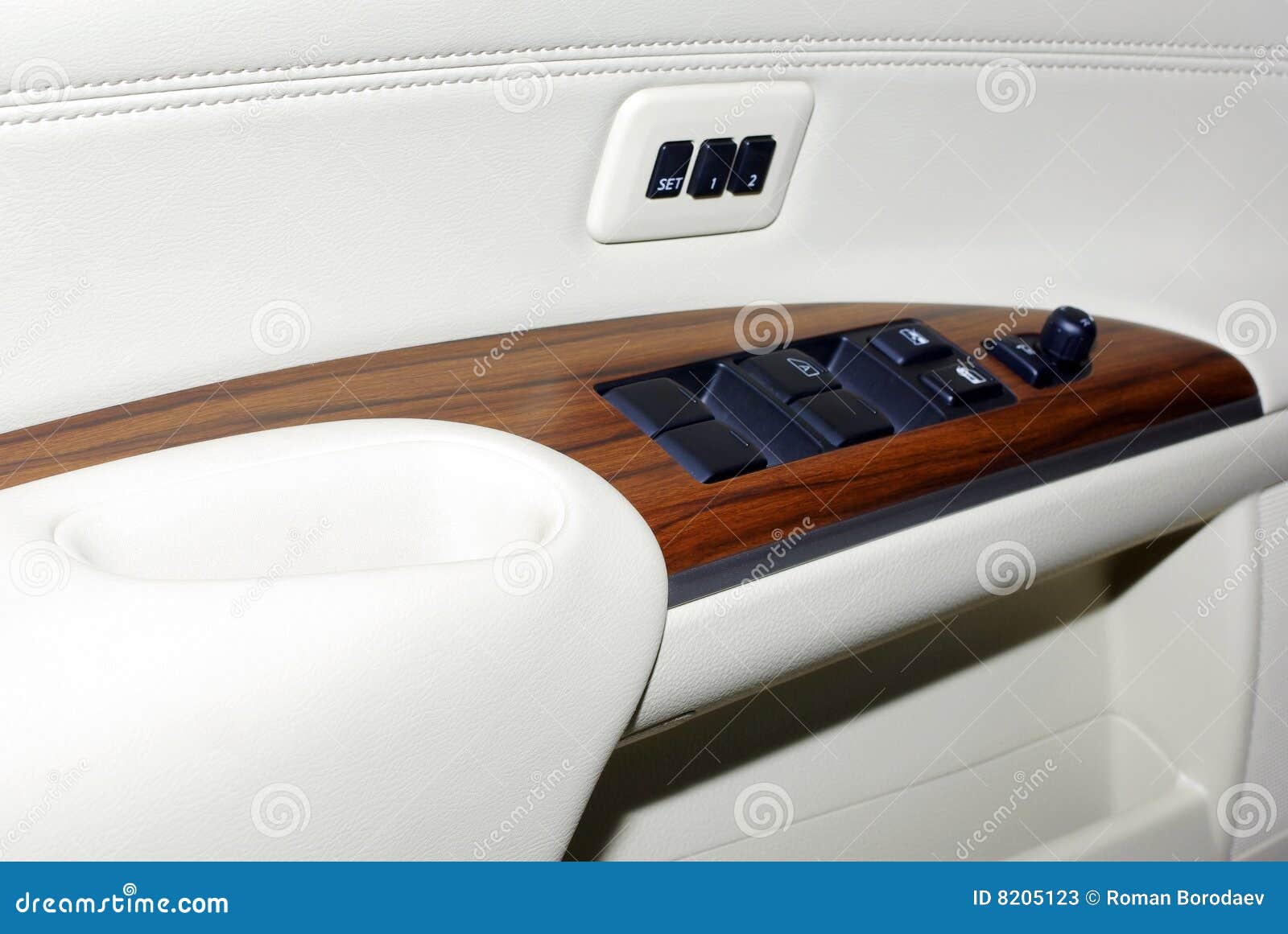 Car Door Interior Inside Panel Handle Vehicle Modern Transportation