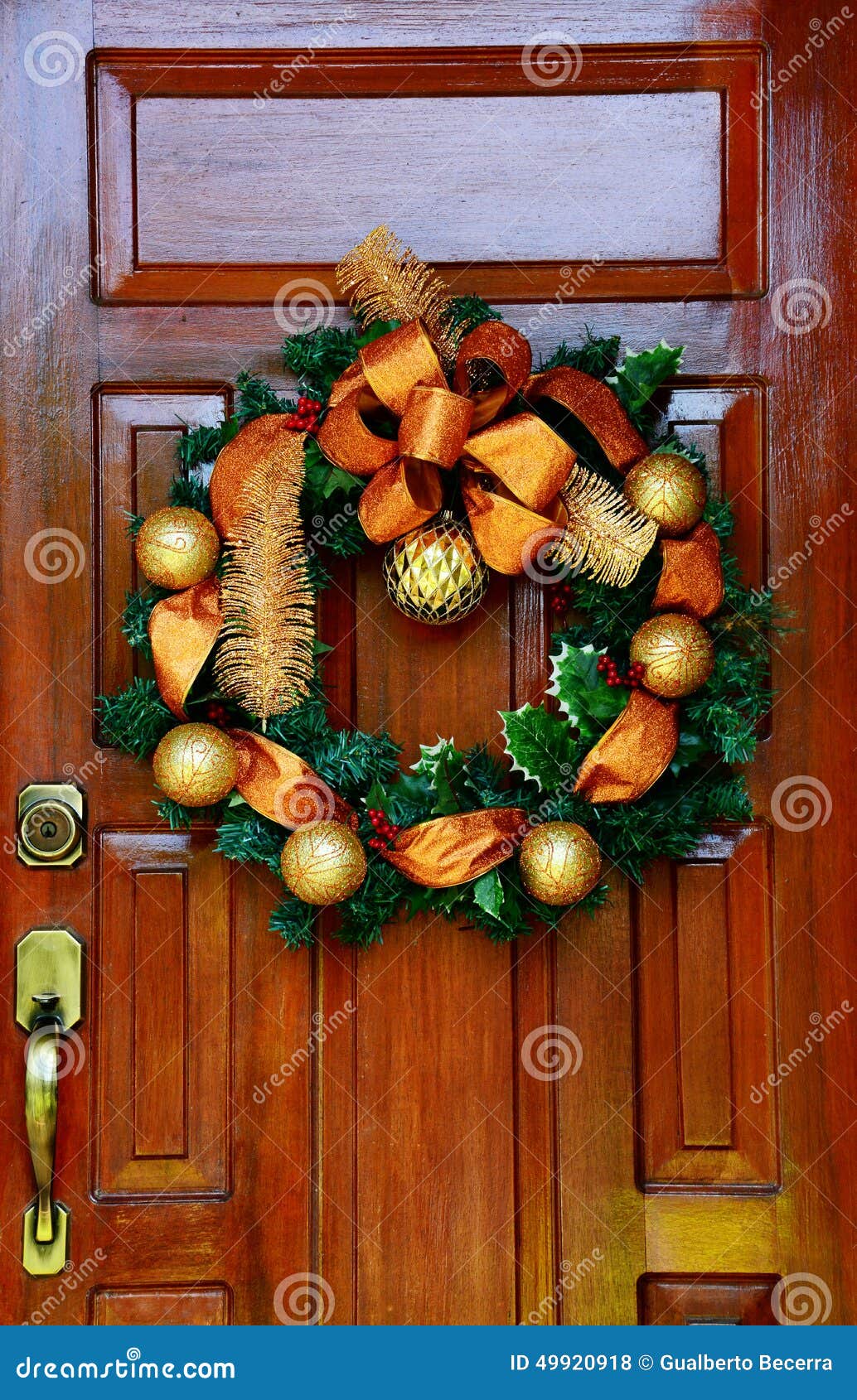 Door Ornament stock photo. Image of crown, brown, ornament 49920918