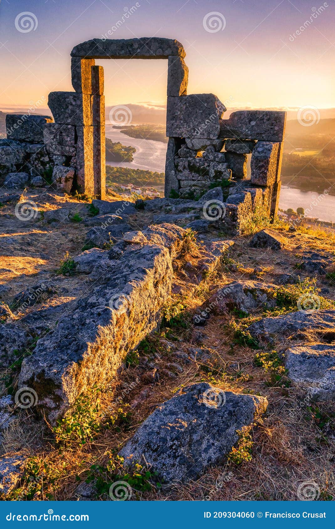 door overlook in vilanova de cerveira, portugal