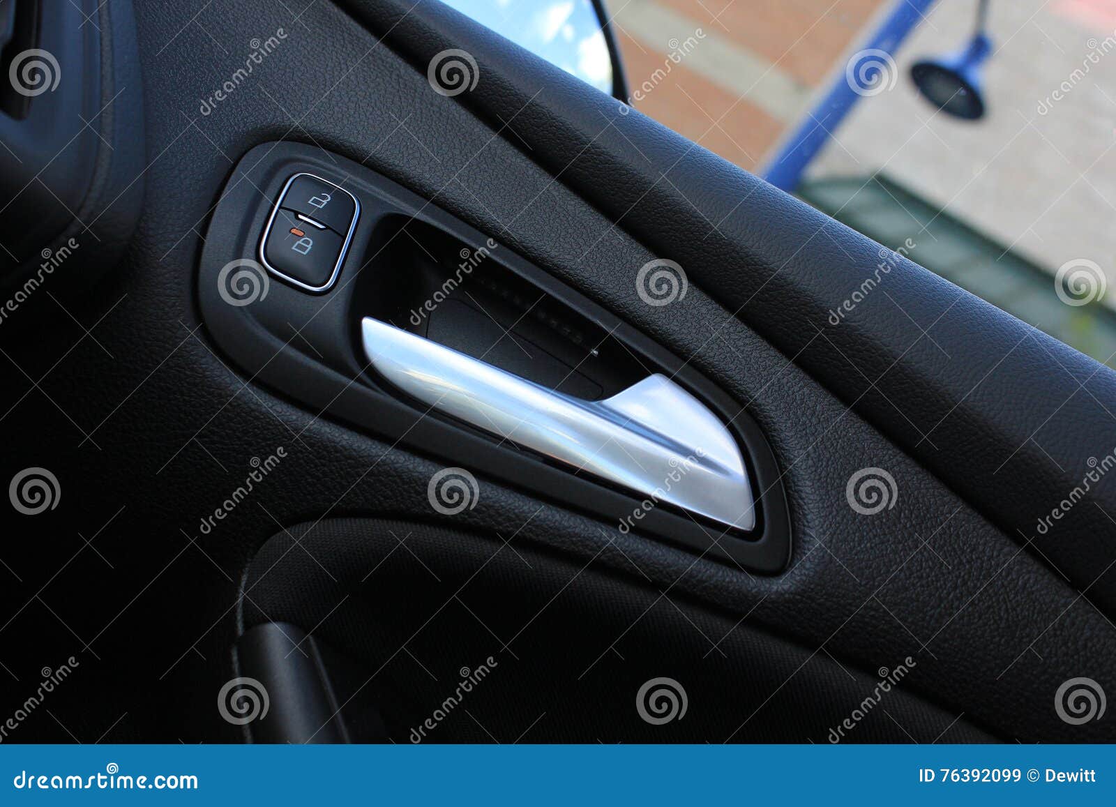 Door panel stock image. Image of automobile, latch, automotive 76392099