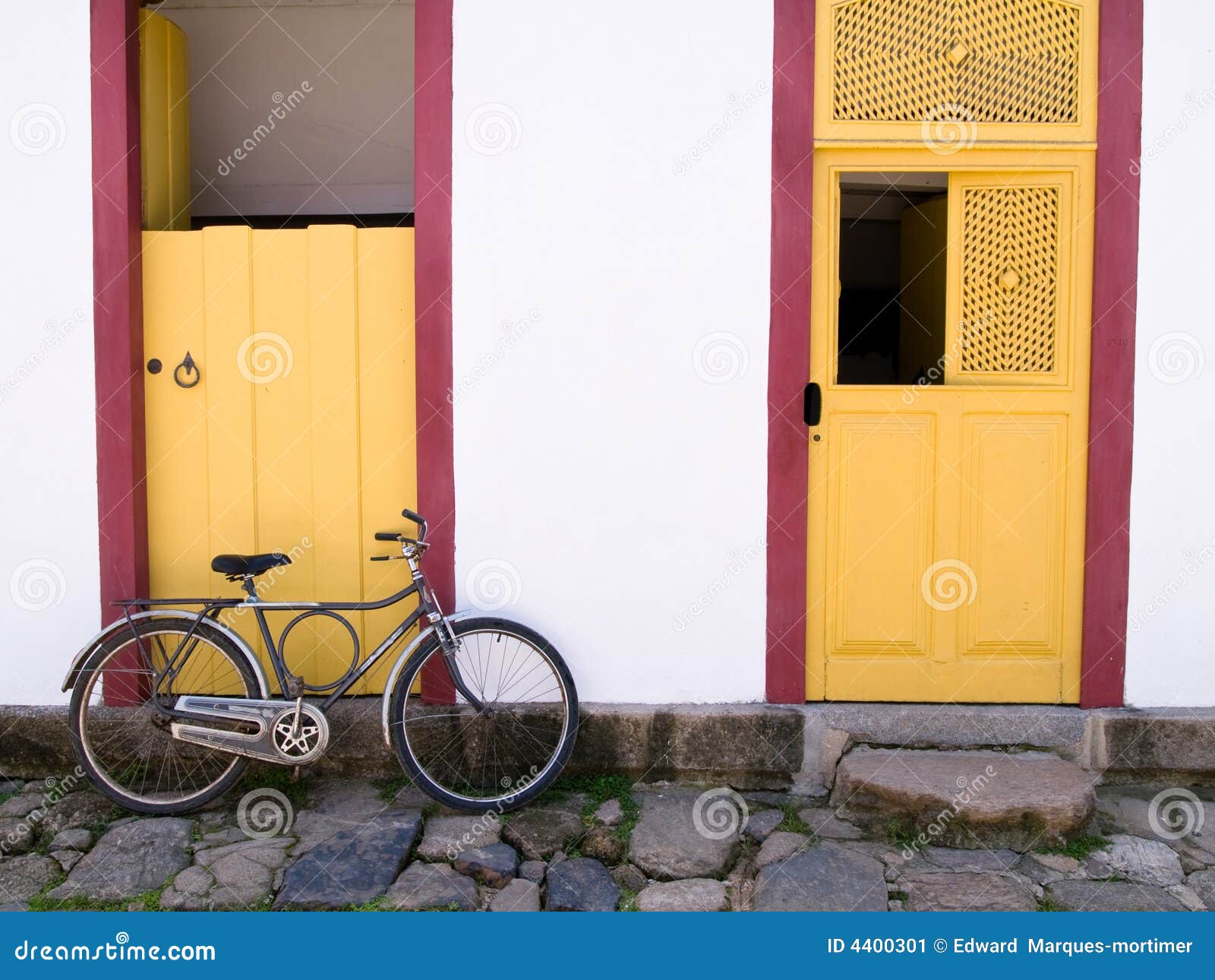 door scene, paraty, brazil.