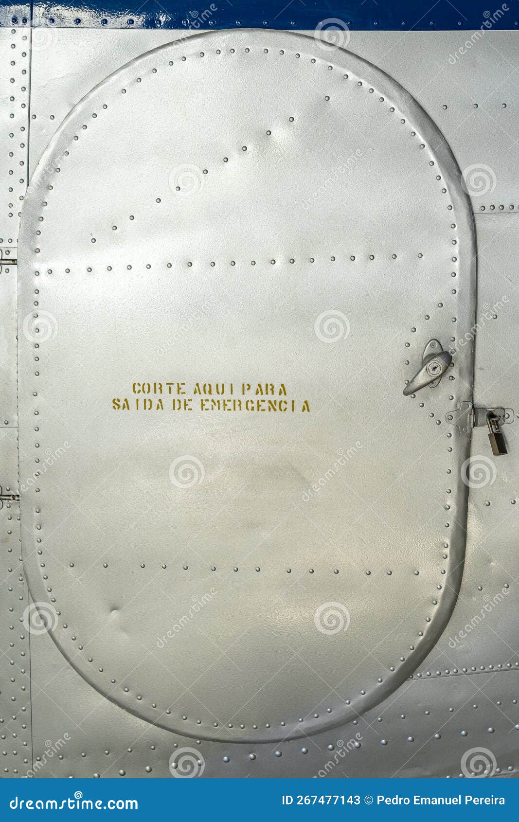 Door on the Side of the Obsolete Plane with the Information Cut Here