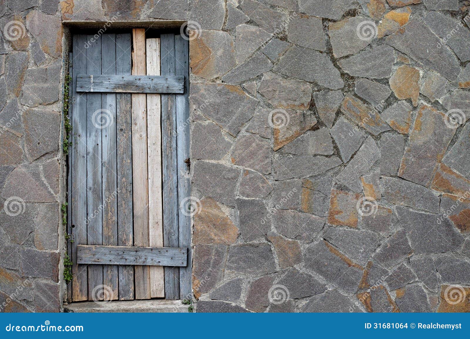 Door and stone wall stock photo. Image of building, ancient - 31681064