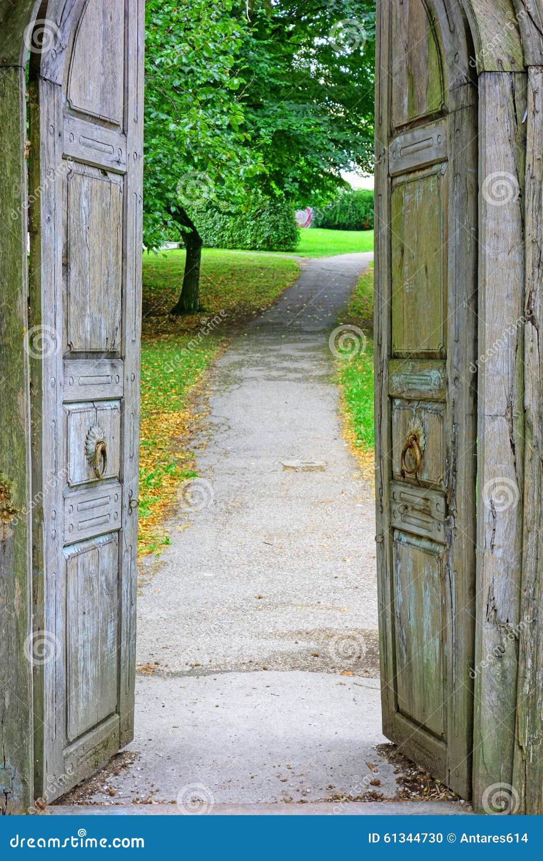 door to nature