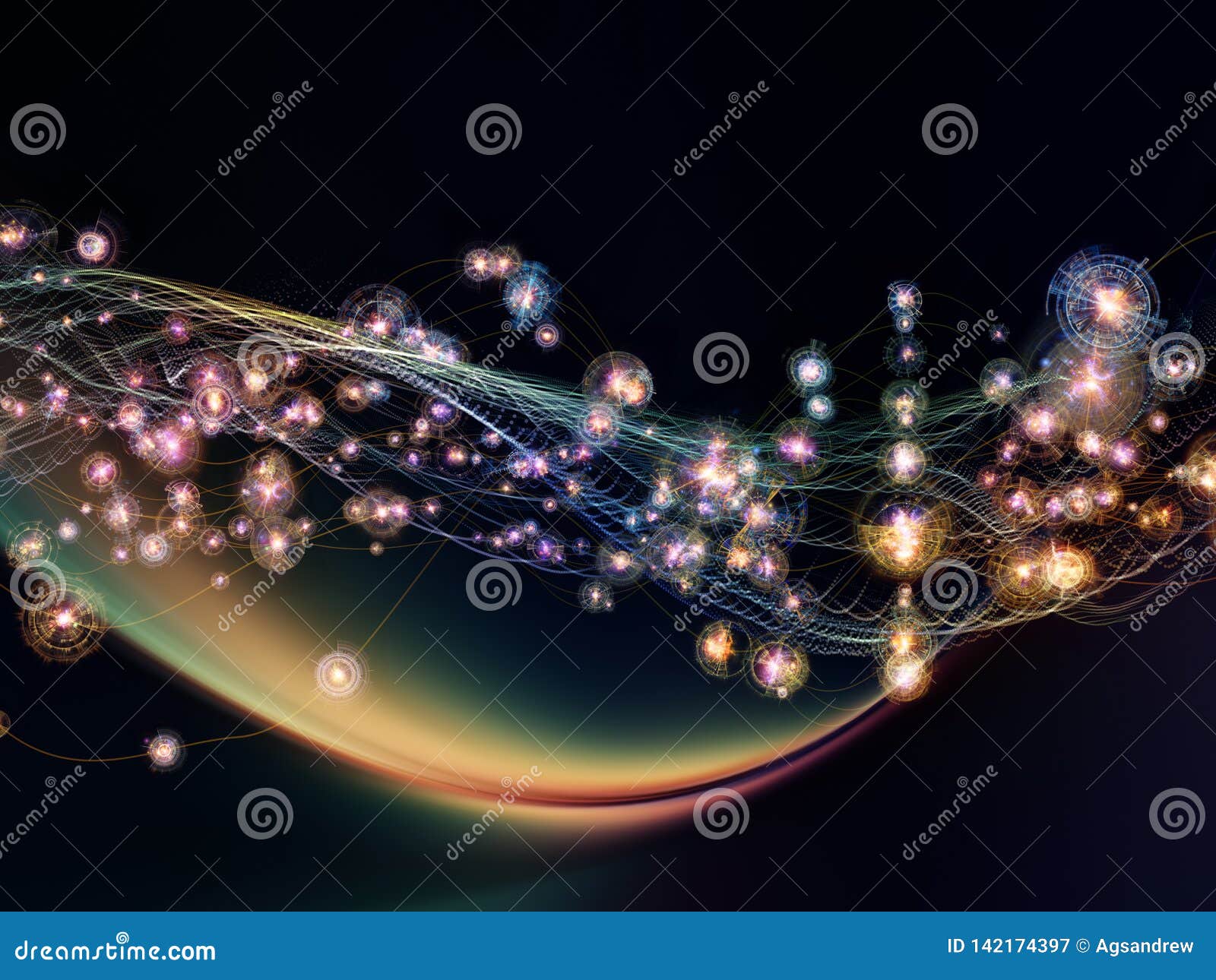 Door To Virtual World Stock Illustration Illustration Of