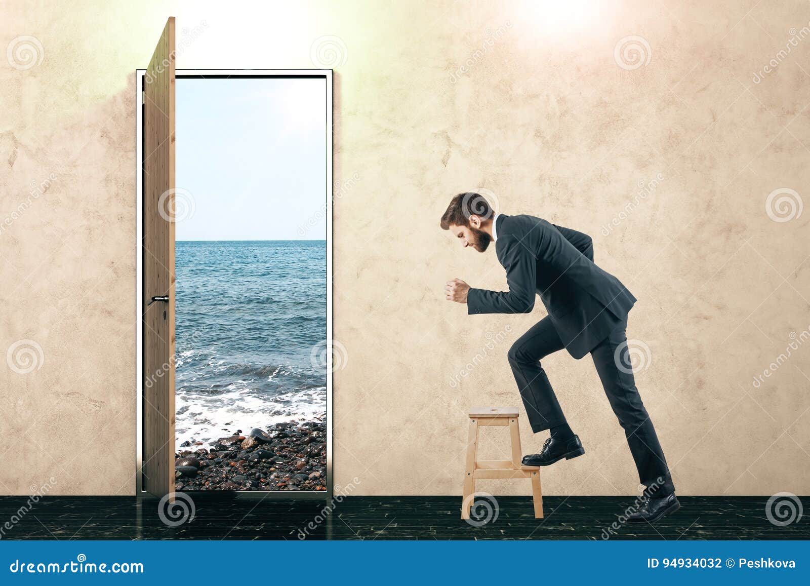 Rushing through doors hi-res stock photography and images - Alamy