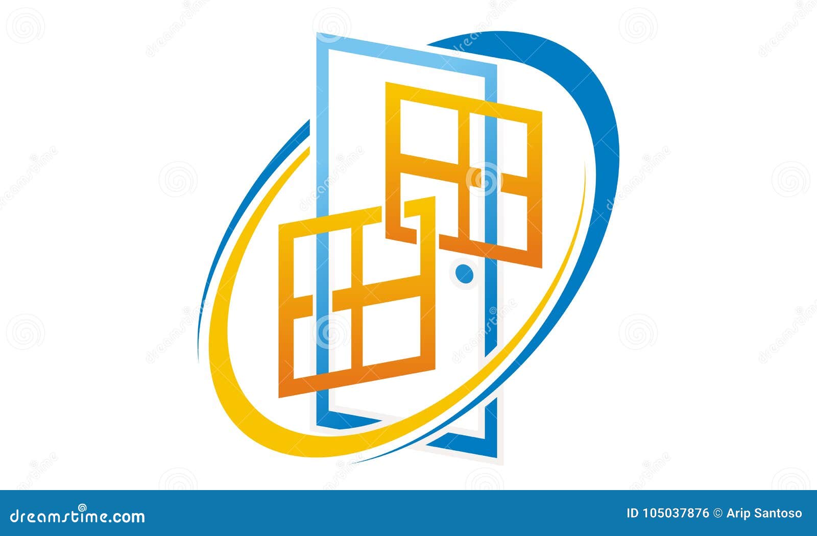 Door and Windows stock vector. Illustration of exterior 105037876