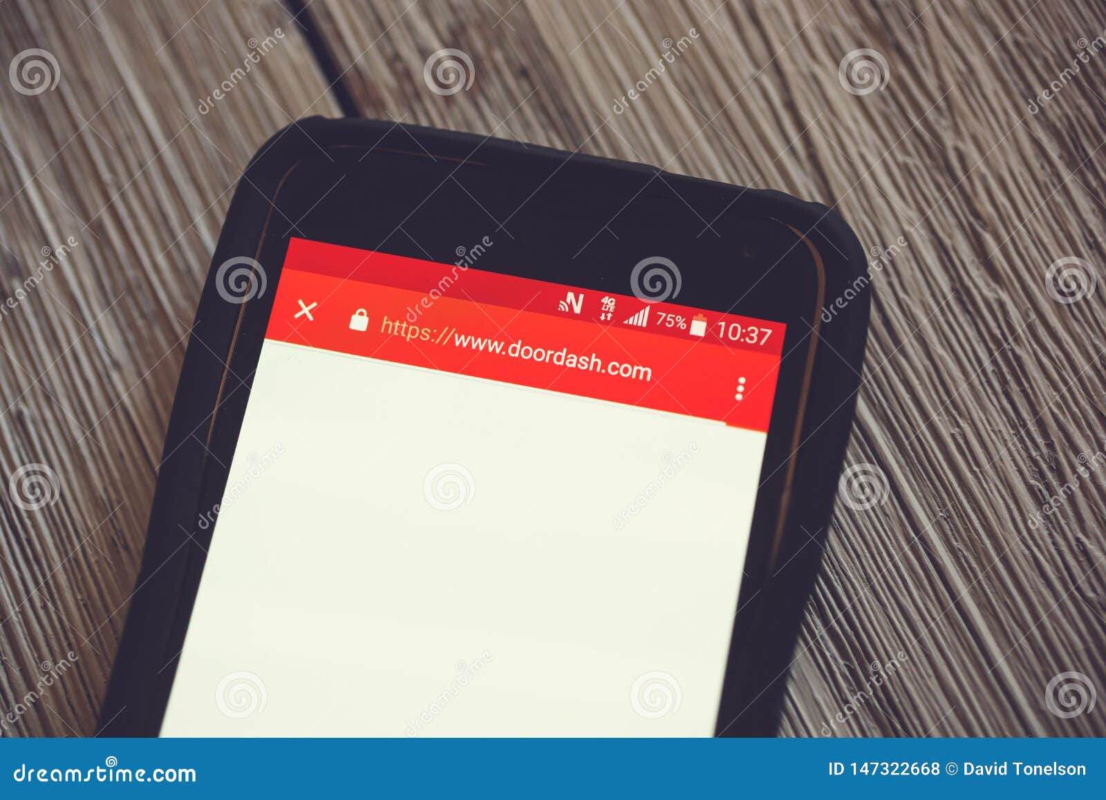 Doordash App On A Cellphone Editorial Stock Photo Image Of