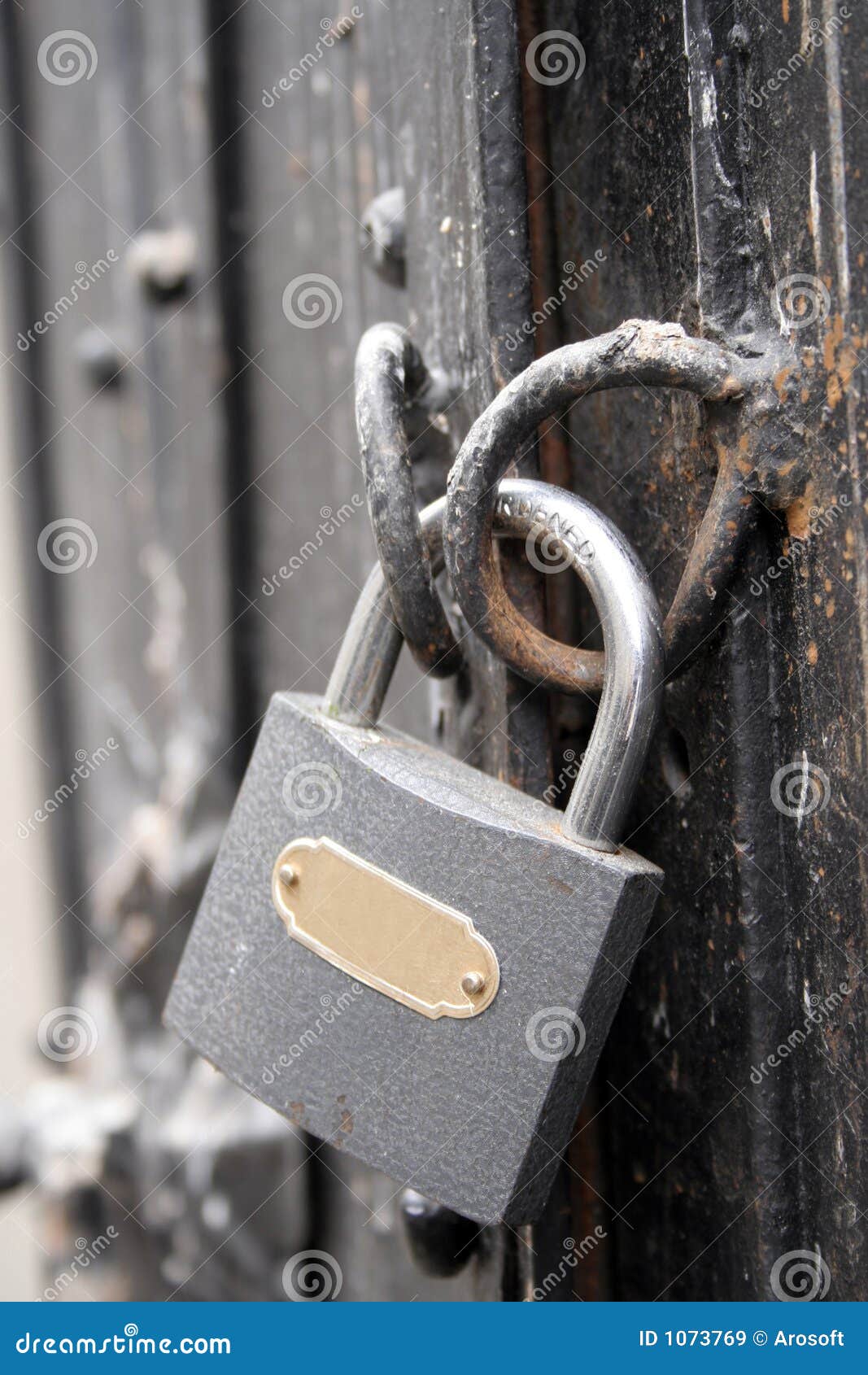 Doors locked stock image. Image of decay, prison, arrest - 1073769