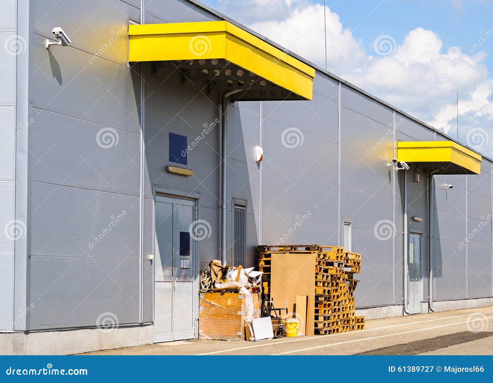 Doors of the Warehouse Building Stock Image Image of door, brown