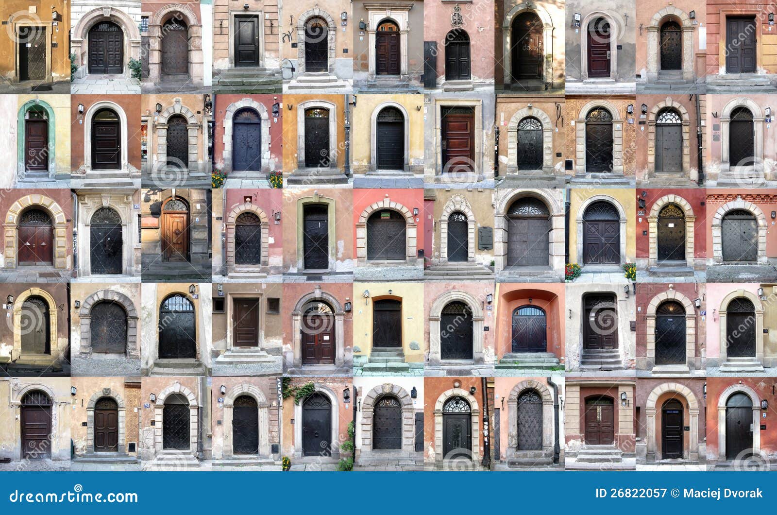 Doors Warsaw, Poland stock image. Image of apartament 26822057