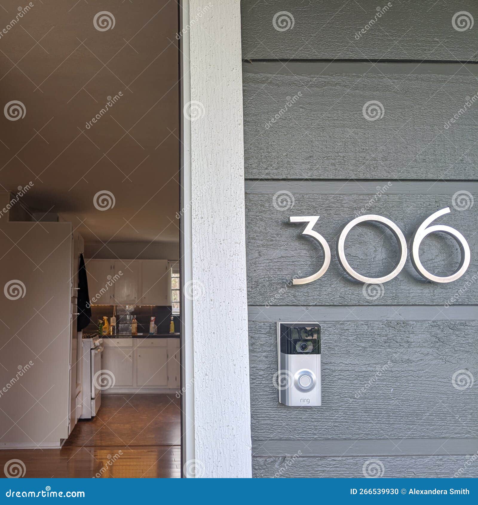 Doorway and house number editorial image. Image of home 266539930