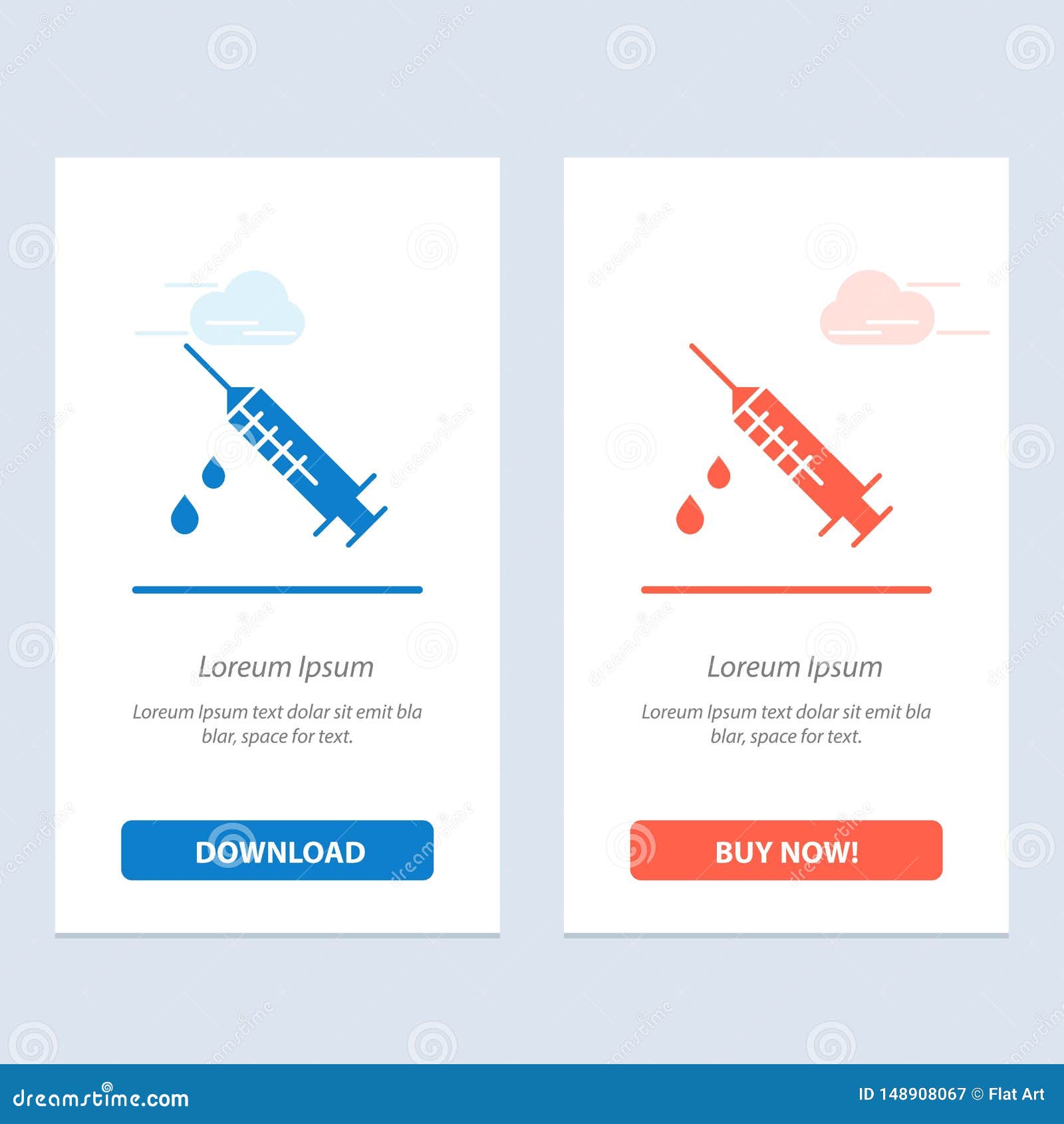 Dope, Injection, Medical, Drug Blue And Red Download And Buy Now For Dope Card Template