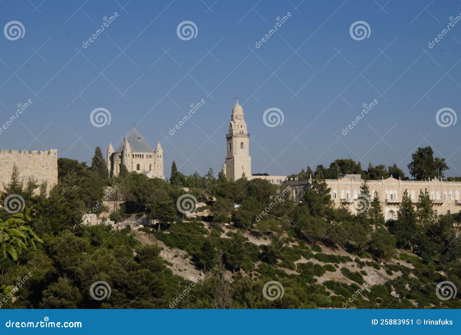 Dormition Abbey, Mount Zion, Jerusalem, Israel Stock Image Image of hebrew, building 25883951