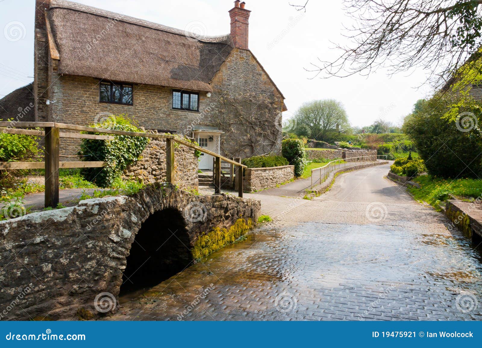 Dorset village stock image. Image of england, melbury 19475921